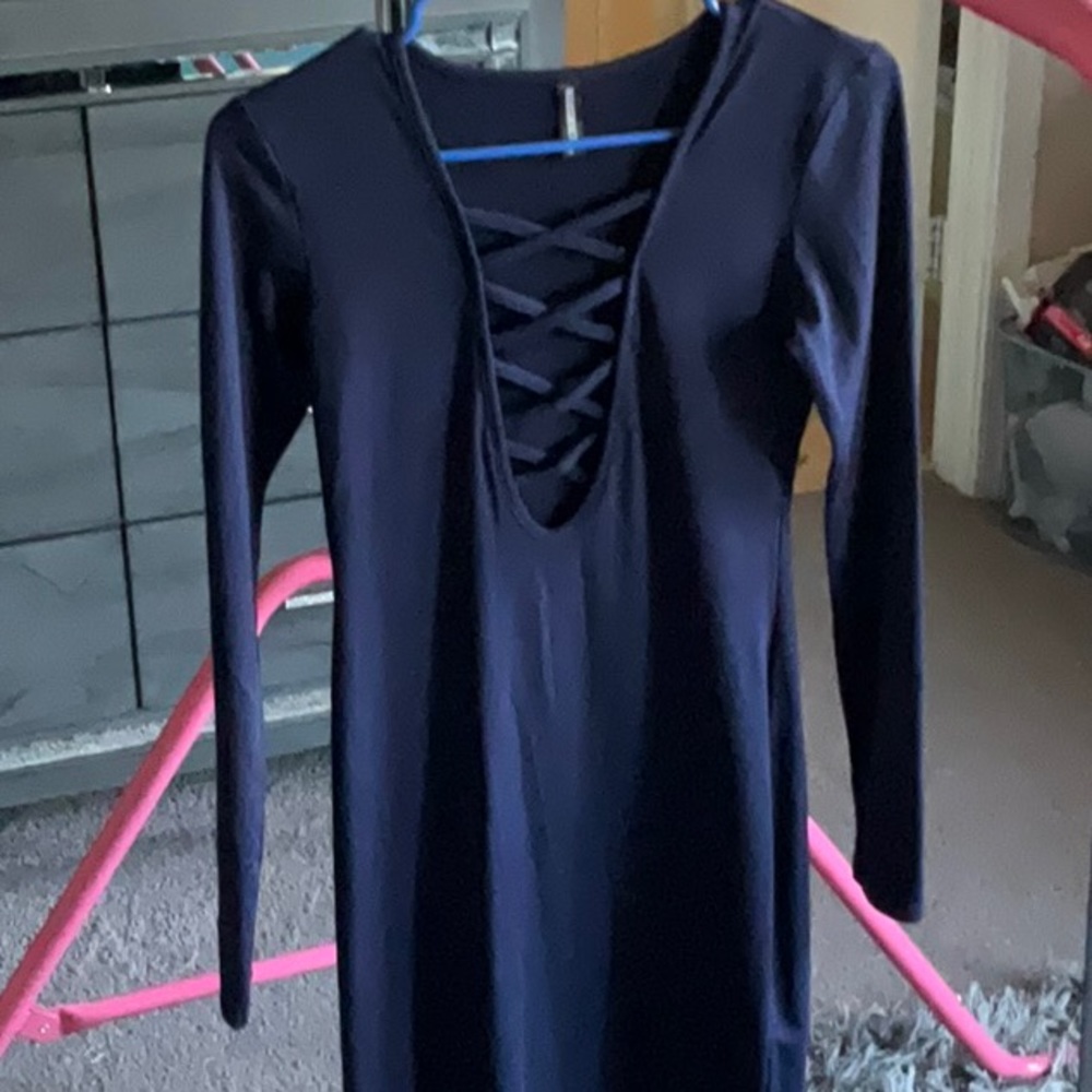 Blue dress